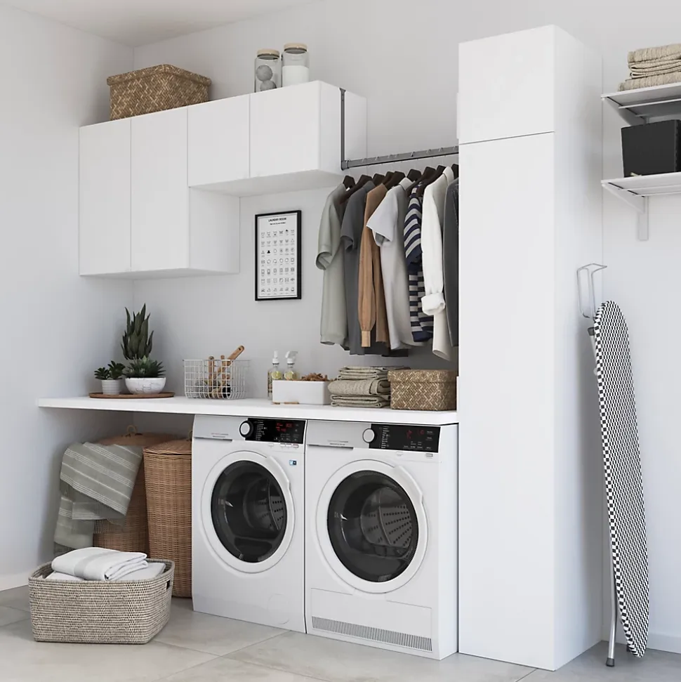 Caisson blanc GoodHome Atomia H. 37,5 x L. 37,5 x P. 45 cm