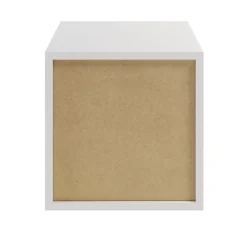 Caisson blanc GoodHome Atomia H. 37,5 x L. 37,5 x P. 45 cm