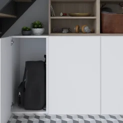 Caisson blanc GoodHome Atomia H. 75 x L. 37,5 x P. 45 cm