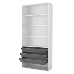 Caisson blanc GoodHome Atomia H. 187,5 x L. 100 x P. 45 cm