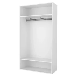 Caisson blanc GoodHome Atomia H. 187,5 x L. 100 x P. 45 cm
