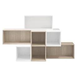 Caisson blanc GoodHome Atomia H. 37,5 x L. 37,5 x P. 35 cm