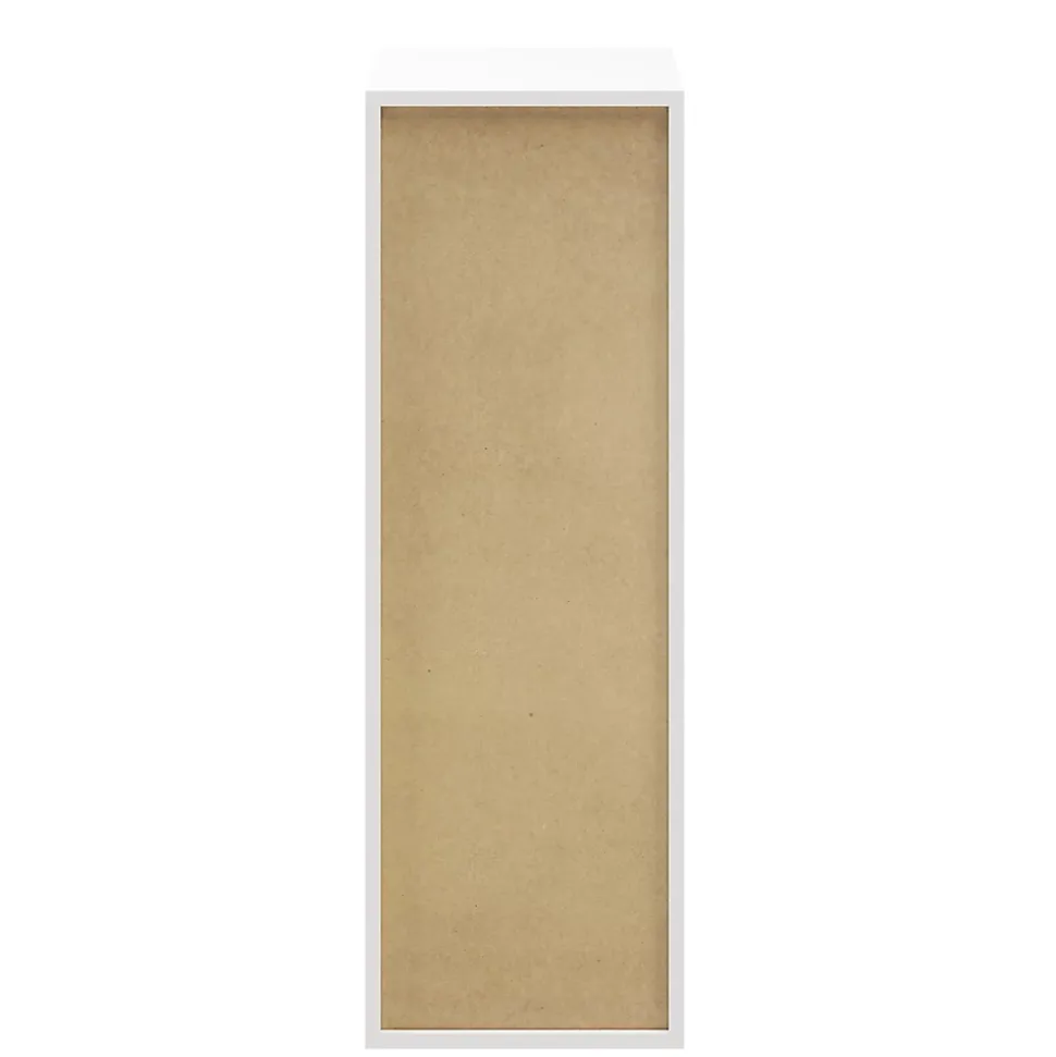 Caisson blanc GoodHome Atomia H. 112,5 x L. 37,5 x P. 35 cm