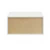 Caisson blanc GoodHome Atomia H. 37,5 x L. 75 x P. 45 cm