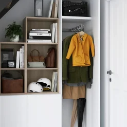 Caisson blanc GoodHome Atomia H. 37,5 x L. 50 x P. 45 cm