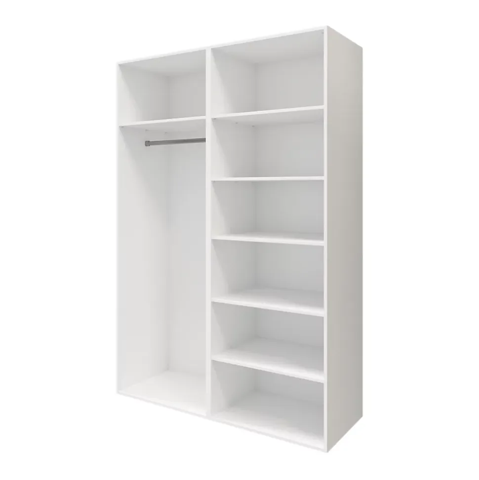 Caisson blanc GoodHome Atomia H. 225 x L. 75 x P. 58 cm