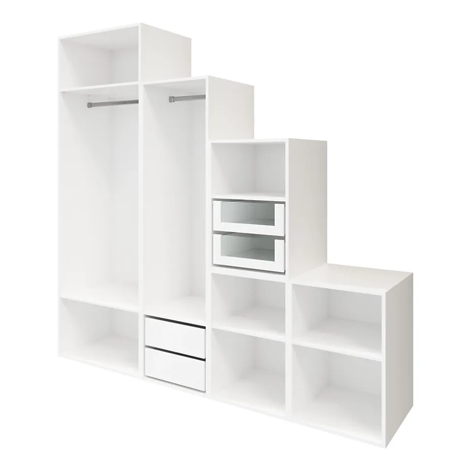 Caisson blanc GoodHome Atomia H. 225 x L. 75 x P. 58 cm