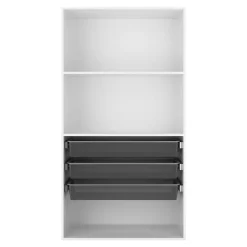 Caisson blanc GoodHome Atomia H. 225 x L. 100 x P. 45 cm