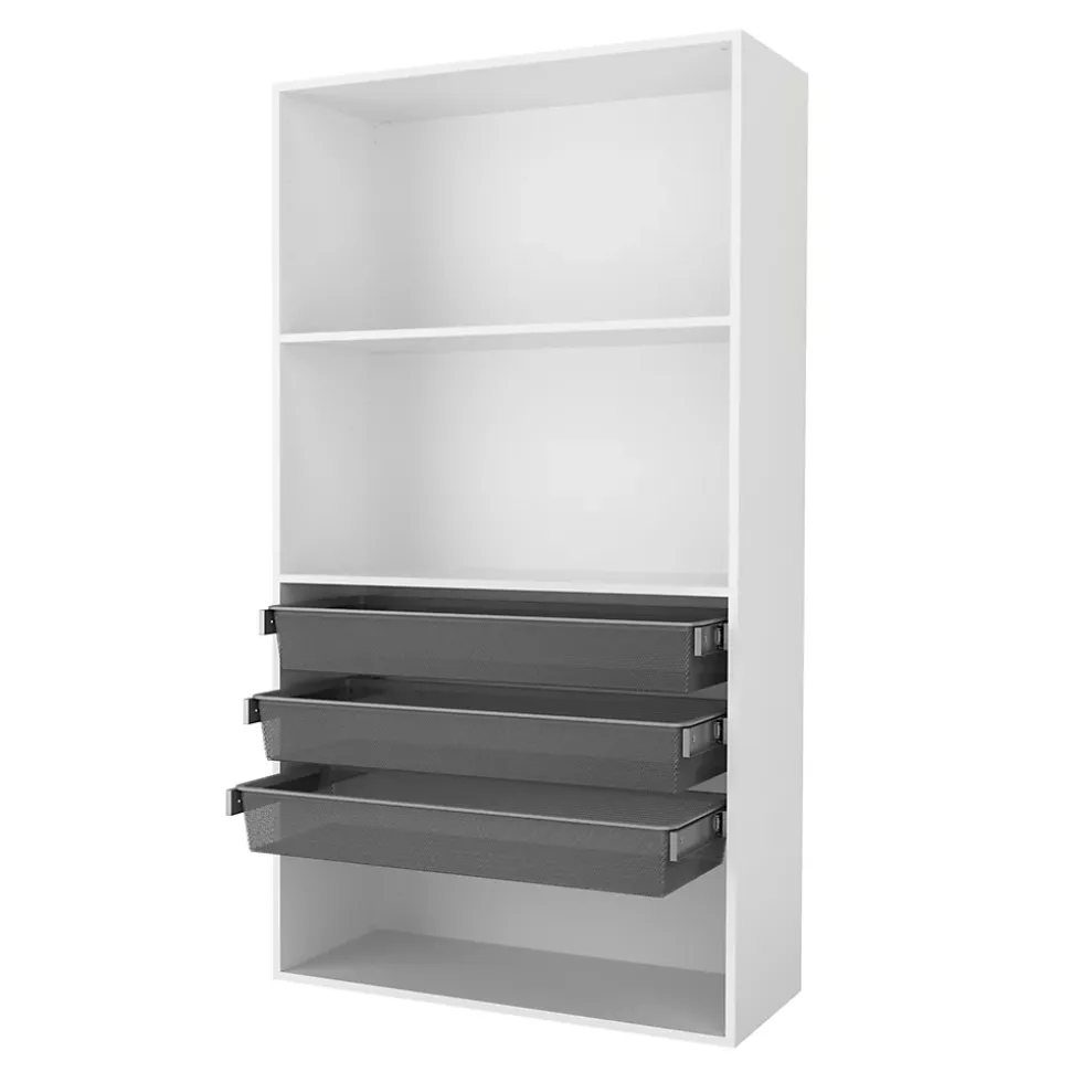 Caisson blanc GoodHome Atomia H. 225 x L. 100 x P. 45 cm