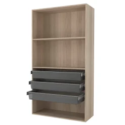 Caisson chêne clair GoodHome Atomia H. 225 x L. 100 x P. 45 cm