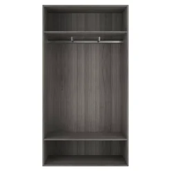 Caisson chêne grisé GoodHome Atomia H. 187,5 x L. 100 x P. 45 cm