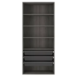 Caisson chêne grisé GoodHome Atomia H. 187,5 x L. 100 x P. 45 cm