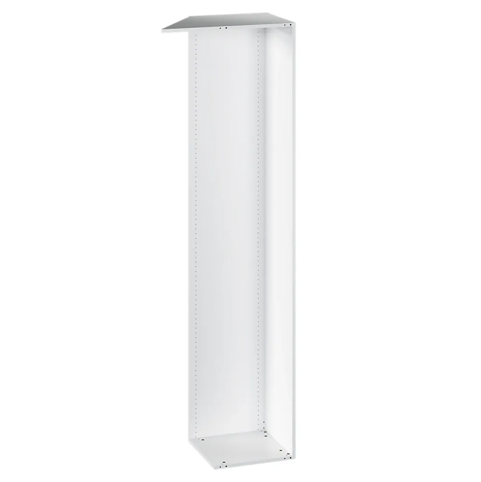 Caisson d'angle blanc Atomia l. 42,8 x H. 225 x P. 45 cm