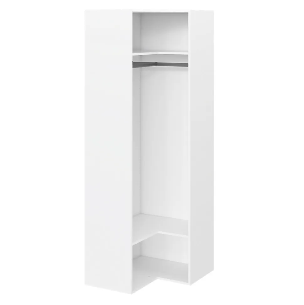 Caisson d'angle blanc GoodHome Atomia H. 225 x L. 75 x P. 45 cm