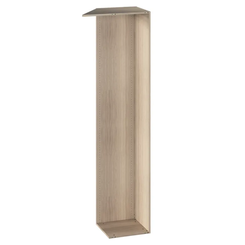 Caisson d'angle chêne chaud Atomia l. 42,8 x H. 225 x P. 45 cm