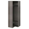 Caisson d'angle effet chêne grisé GoodHome Atomia H. 225 x L. 75 x P. 45 cm