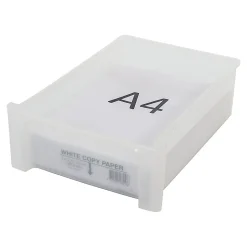 Caisson de rangement plastique A4, 3 Tiroirs Mix, Blanc, OCH-2021, Iris Ohyama