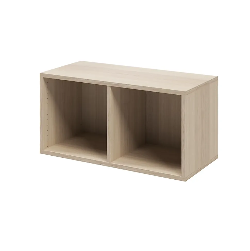 Caisson effet chêne GoodHome Atomia H. 37,5 x L. 75 x P. 35 cm