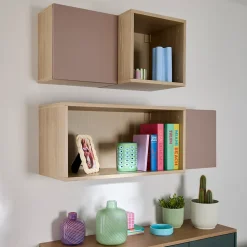 Caisson effet chêne GoodHome Atomia H. 37,5 x L. 75 x P. 35 cm