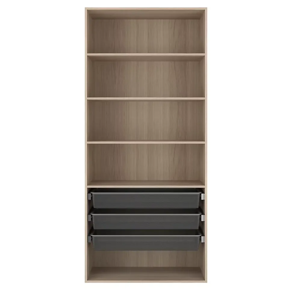 Caisson effet chêne GoodHome Atomia H. 187,5 x L. 100 x P. 45 cm
