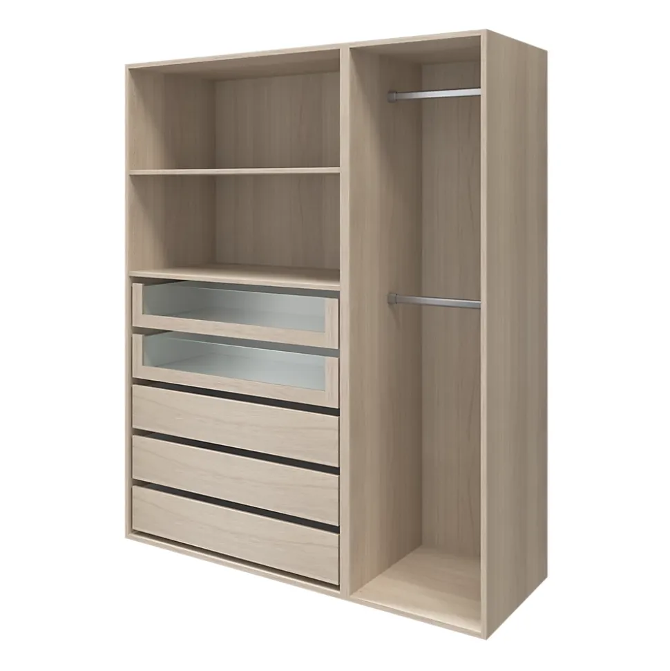 Caisson effet chêne GoodHome Atomia H. 187,5 x L. 100 x P. 58 cm
