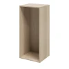 Caisson effet chêne GoodHome Atomia H. 112,5 x L. 50 x P. 45 cm
