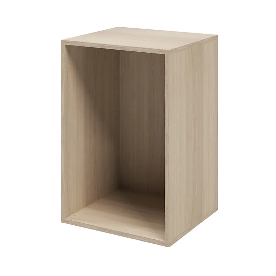 Caisson effet chêne GoodHome Atomia H. 75 x L. 50 x P. 45 cm