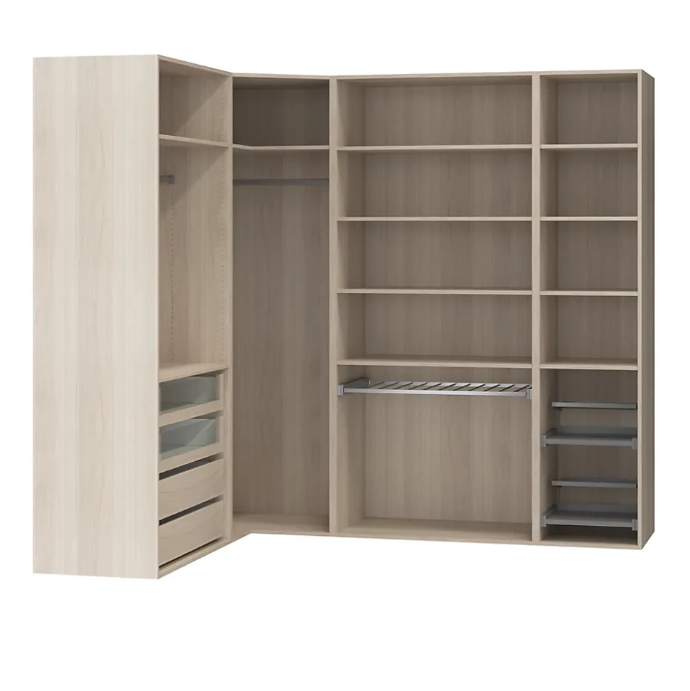 Caisson effet chêne GoodHome Atomia H. 225 x L. 100 x P. 58 cm