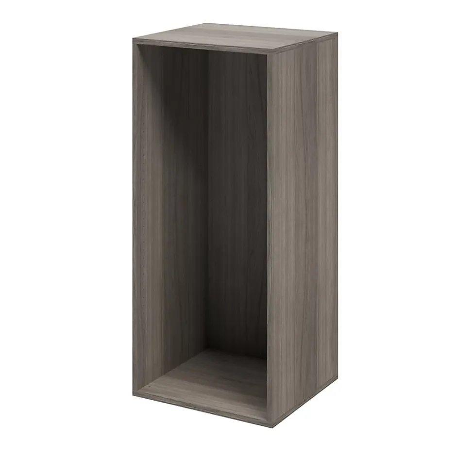 Caisson effet chêne grisé GoodHome Atomia H. 112,5 x L. 50 x P. 45 cm