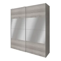 Caisson effet chêne grisé GoodHome Atomia H. 225 x L. 100 x P. 58 cm