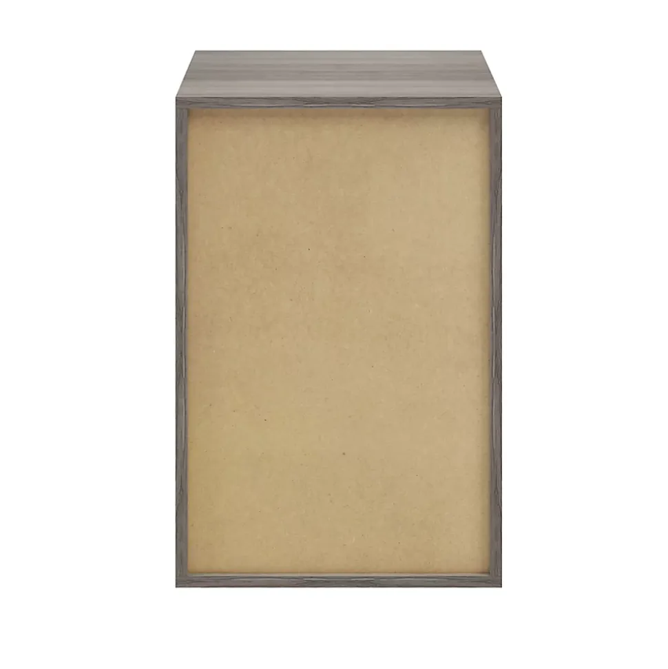 Caisson effet chêne grisé GoodHome Atomia H. 75 x L. 50 x P. 45 cm