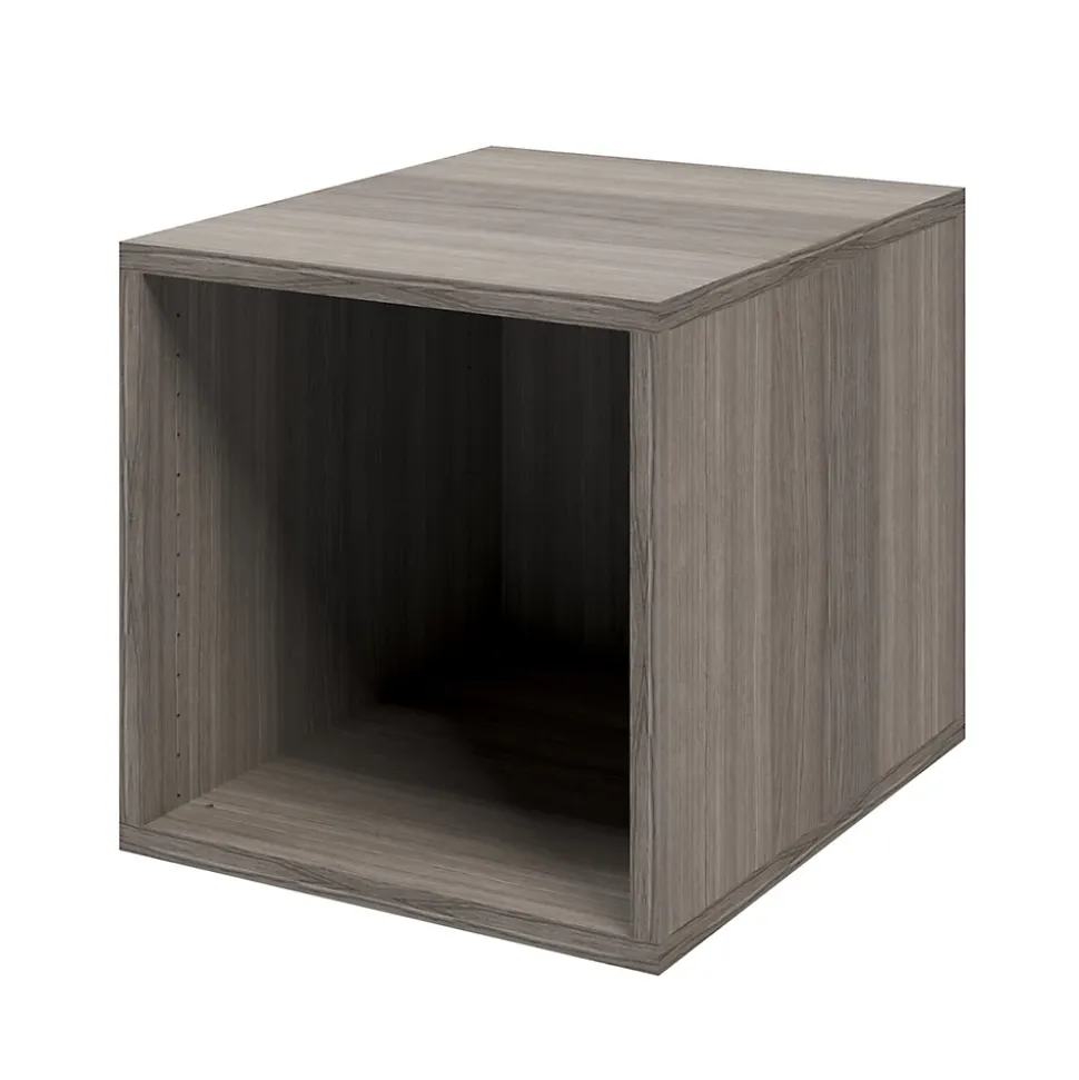 Caisson effet chêne grisé GoodHome Atomia H. 37,5 x L. 37,5 x P. 45 cm