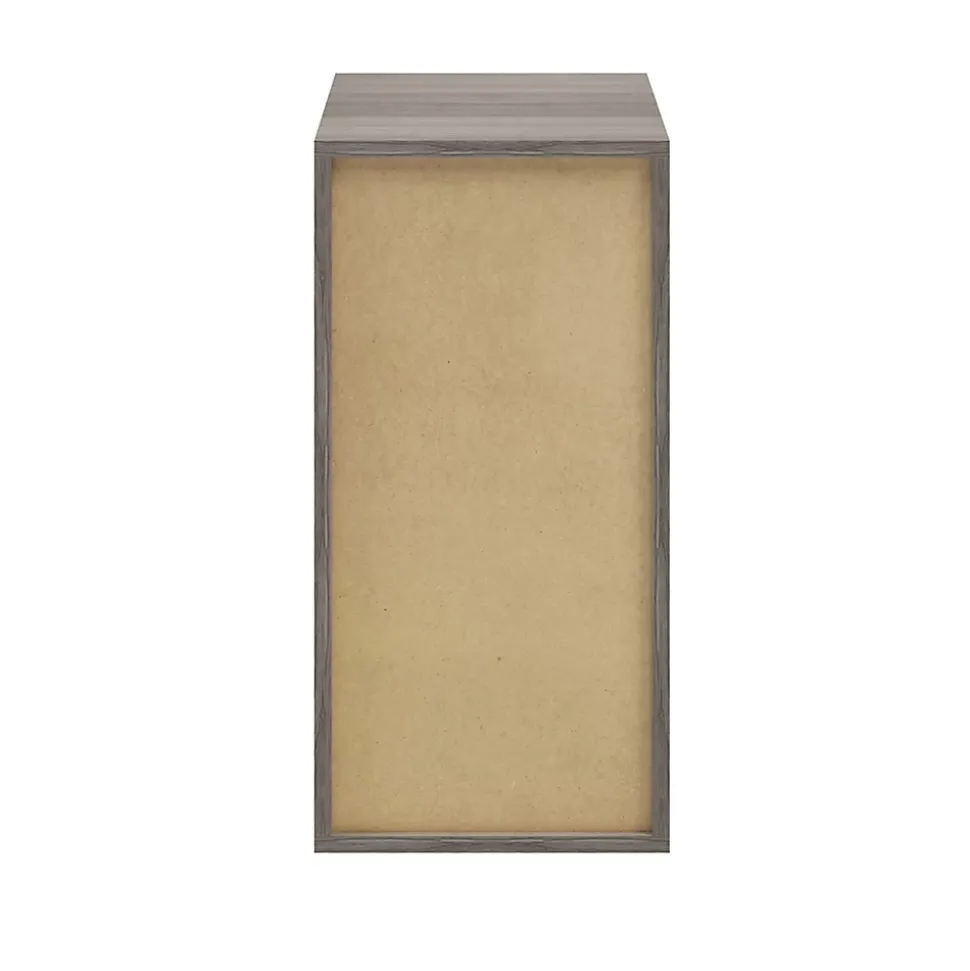 Caisson effet chêne grisé GoodHome Atomia H. 75 x L. 37,5 x P. 45 cm