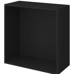 Caisson noir GoodHome Atomia H. 75 x L. 75 x P. 35 cm