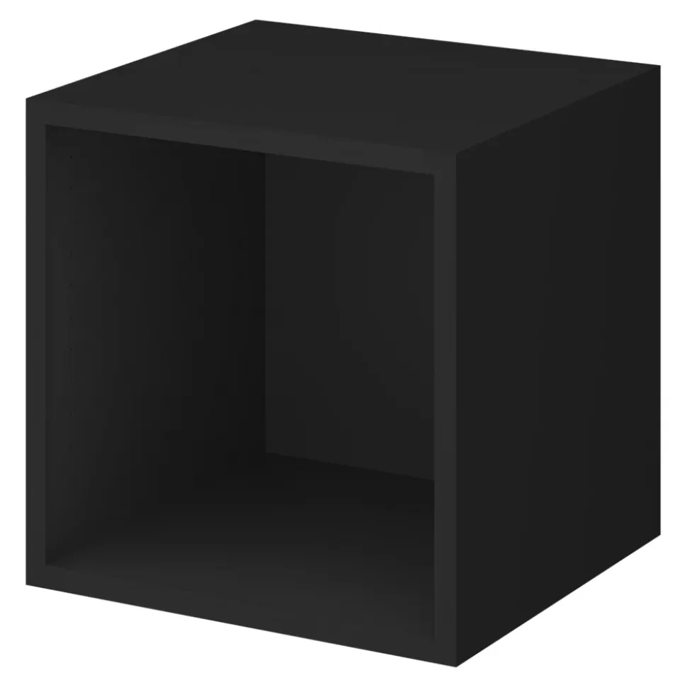 Caisson noir GoodHome Atomia H. 37 x L. 37 x P. 35 cm
