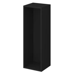 Caisson noir GoodHome Atomia H. 112,5 x L. 37 x P. 35 cm