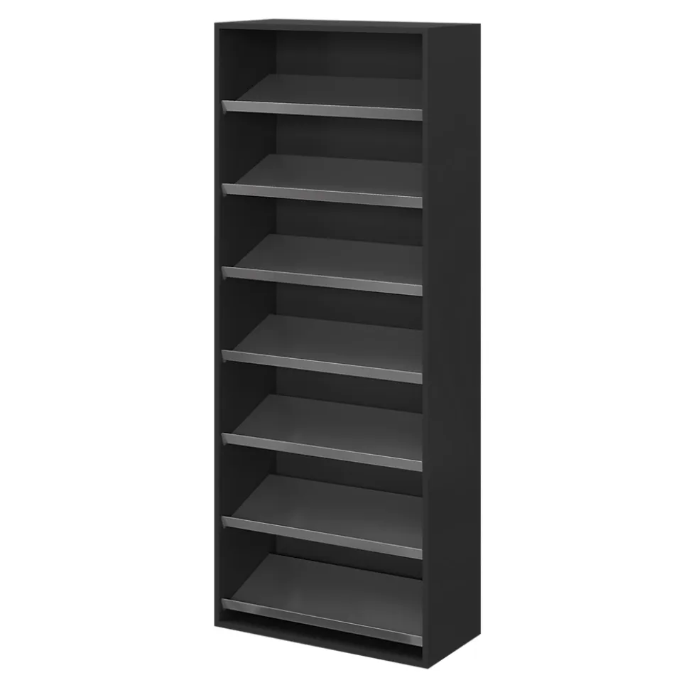 Caisson noir GoodHome Atomia H. 187,5 x L. 75 x P. 35 cm