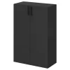 Caisson noir GoodHome Atomia H. 112,5 x L. 75 x P. 35 cm