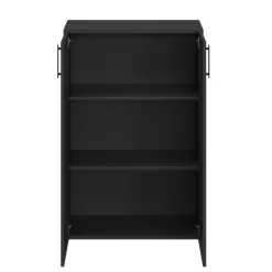Caisson noir GoodHome Atomia H. 112,5 x L. 75 x P. 35 cm