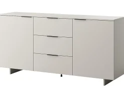 Canterbury - buffet bas - beige - 3 tiroirs et 2 portes - 180 cm - Best Mobilier