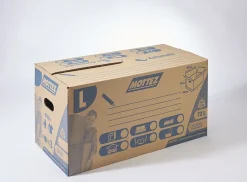 Carton de déménagement 20 kg Mottez H. 30 x L. 60 x l. 40 cm