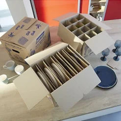 Carton de déménagement avec poignées 20 kg Mottez H. 30 x L. 40 x l. 30 cm, capacité 36 L