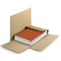 Carton d'emballage à plier 43 x 31 cm - Simple cannelure