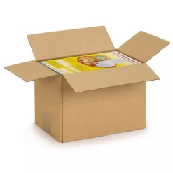 Carton d'emballage 23 x 19 x 12 cm - Simple cannelure