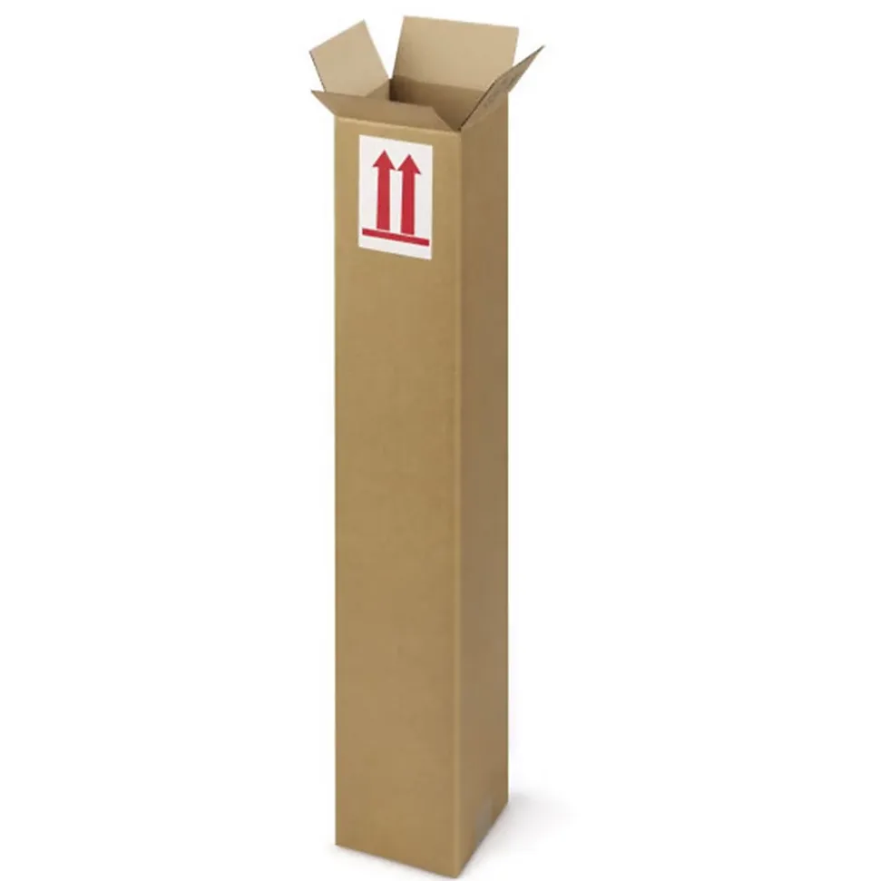 Carton d'emballage allongé 50 x 10 x 10 cm - Simple cannelure
