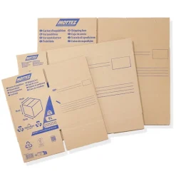 Cartons d'expédition 10 kg Mottez H. 25 x L. 12 x l. 35 cm, lot de 20