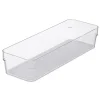 Casiers modulables transparents pour tiroir - 30 x 10 x 6 cm