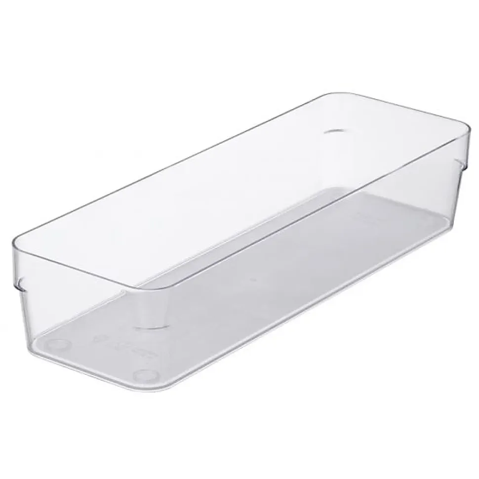 Casiers modulables transparents pour tiroir - 30 x 10 x 6 cm