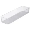 Casiers modulables transparents pour tiroir - 40 x 10 x 6 cm