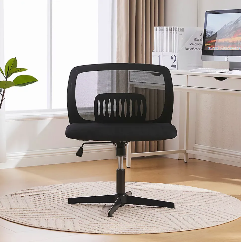 Chaise Bureau Sans Accoudoirs, Pivotante , Réglable